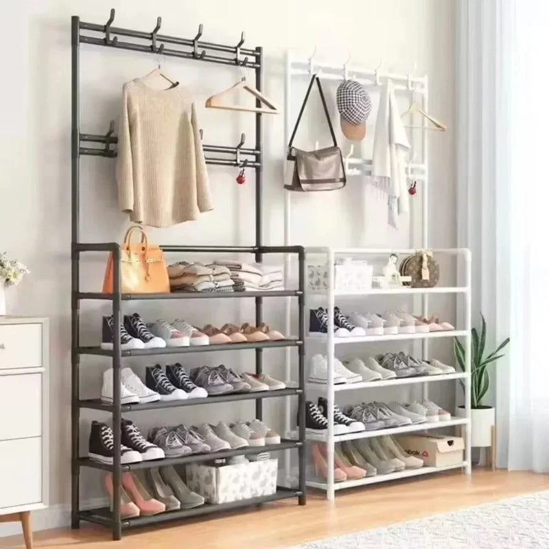 5-Layer Shoe & Hat Rack – Multifunctional Floor-Standing Organizer