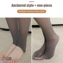 Women's Thermal Fleece Lined High Waist Translucent Winter Pantyhose