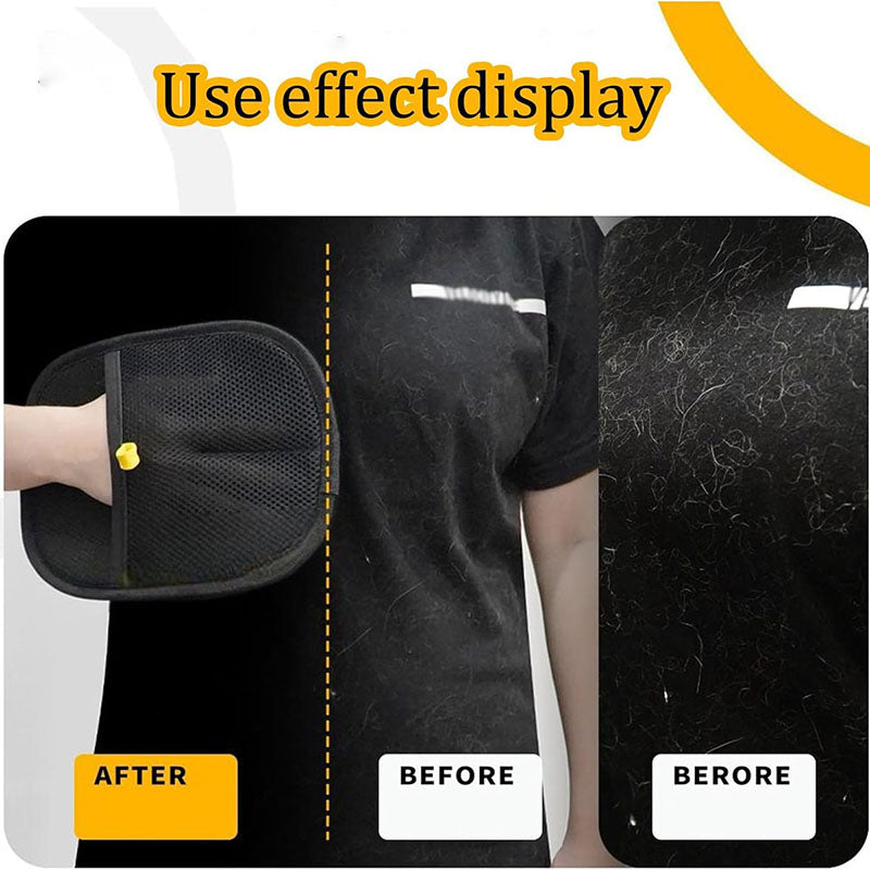 Pet Hair Removal Gloves – Reusable Double-Sided Grooming & Cleaning Tool